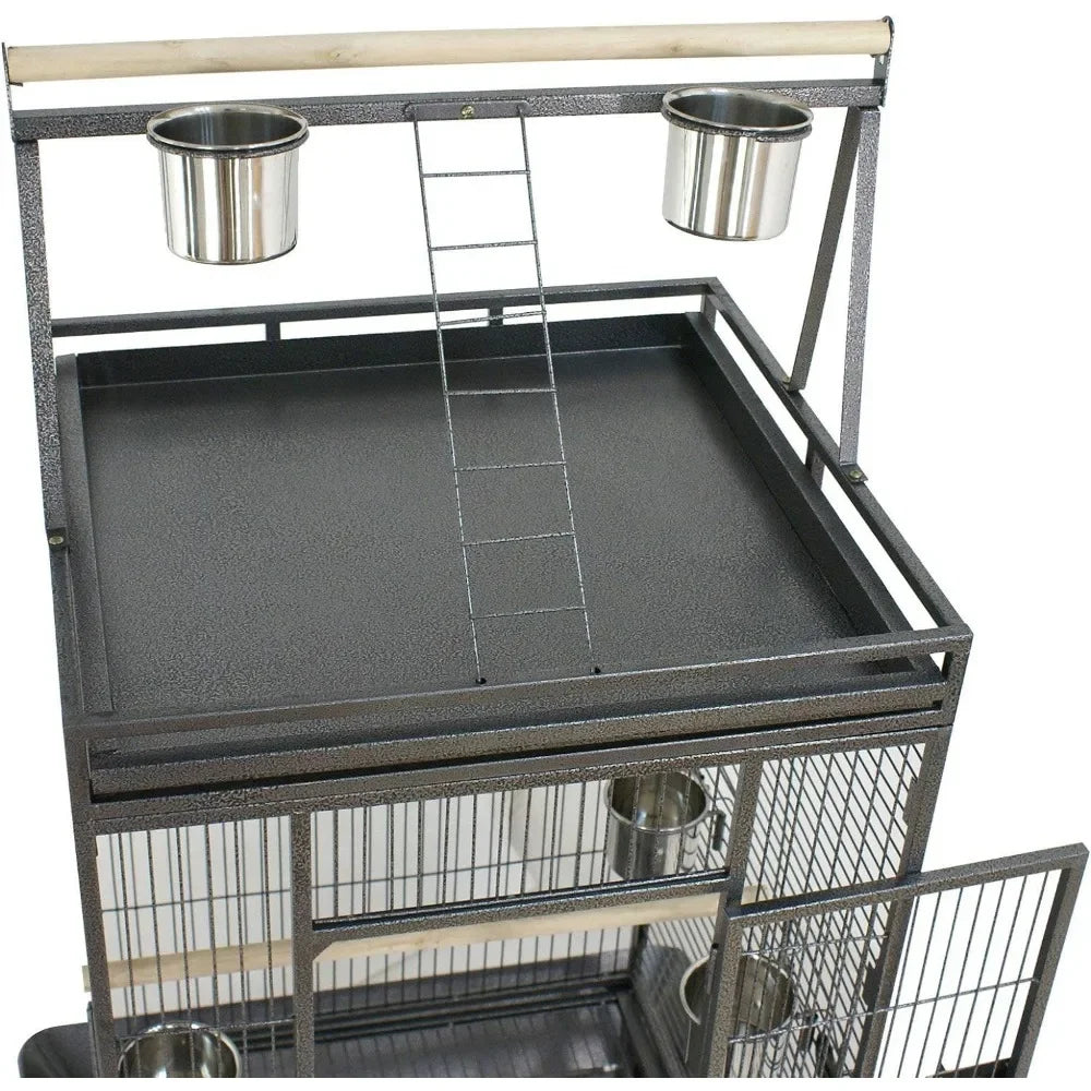 Bird Cage, Suitable for African Grey Small Quaker Parrot, Parrot, Sun Parrot, Green Cheeked Cone, Dove, Bukit Lovebird