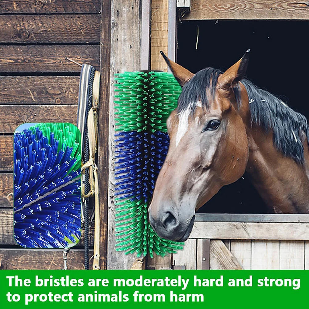 Brush Massage Grooming Brush Scratching Brush Suitable for Livestock Horse Cattle Sheep Pig