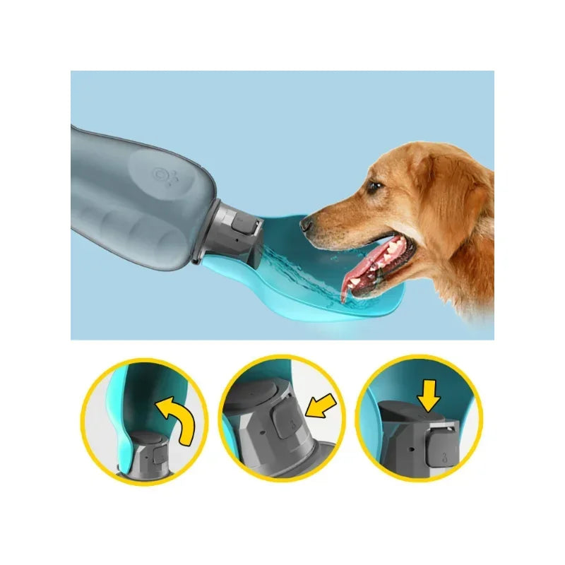 Water Bottle Portable Foldable Pet Drinking Bowl For Small Dogs Cat Outdoor Travel Walking Accessories