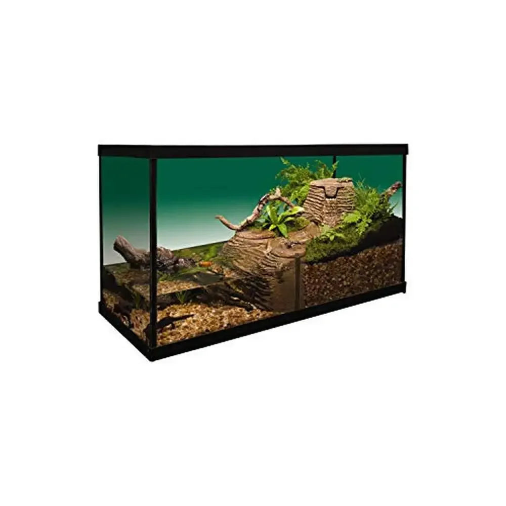 All-In-One Terrarium Aquarium Ideal Aquatic Reptiles Amphibians Cascading Waterfall Basking Areas Easy Climb