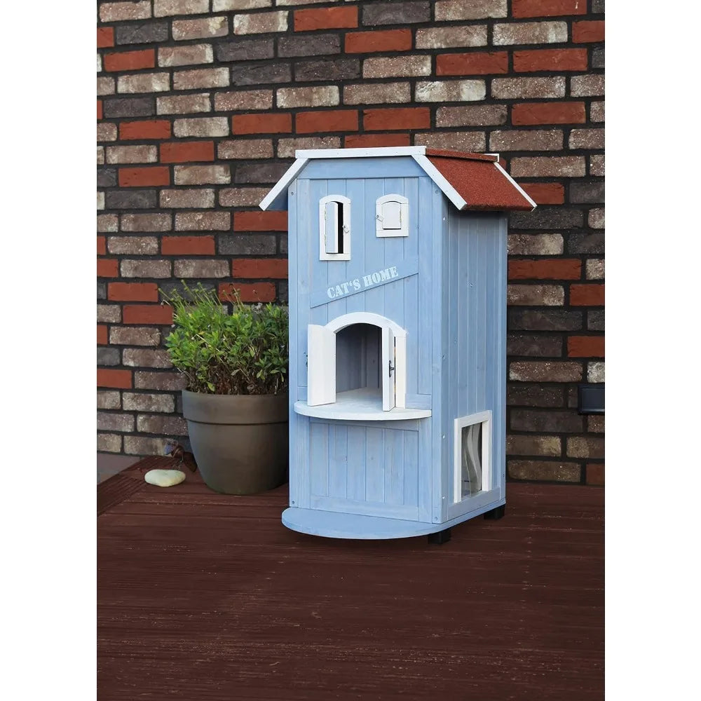 Cats Pet Products 3-Story Cat's House 22 X 23 X 37 In. Kennel