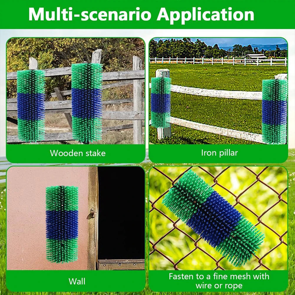 Brush Massage Grooming Brush Scratching Brush Suitable for Livestock Horse Cattle Sheep Pig