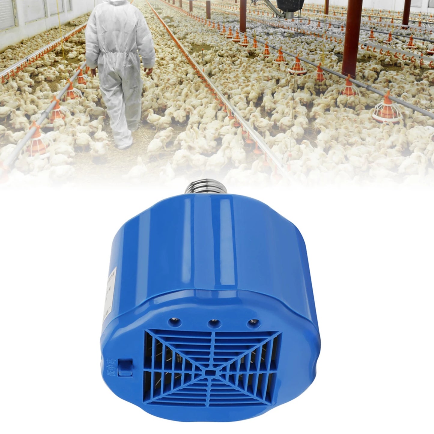 Heating Lamp 100‑300W Cultivation Heating Lamp for Pet Chicken Livestock Cultivation Heating Lamp