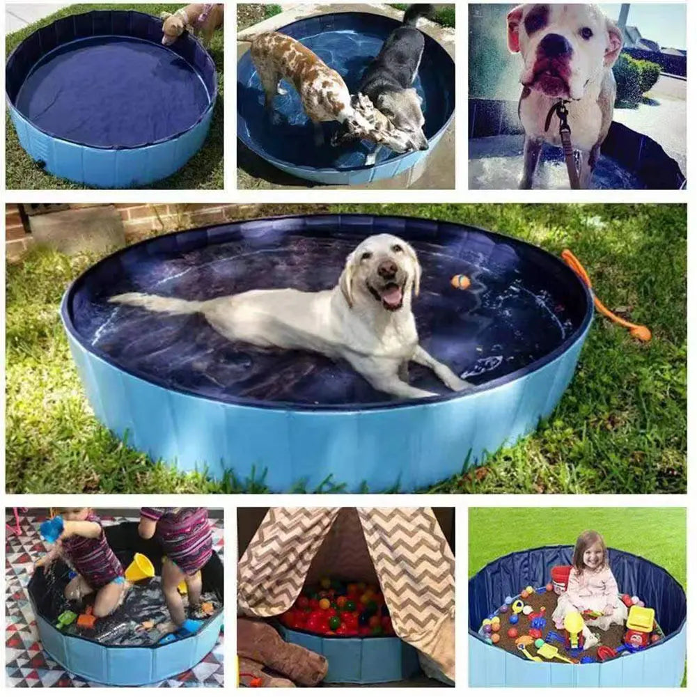 Home Pet Collapsible Dog Pool Outdoor Comfortable Dog for Large Medium Small Pets