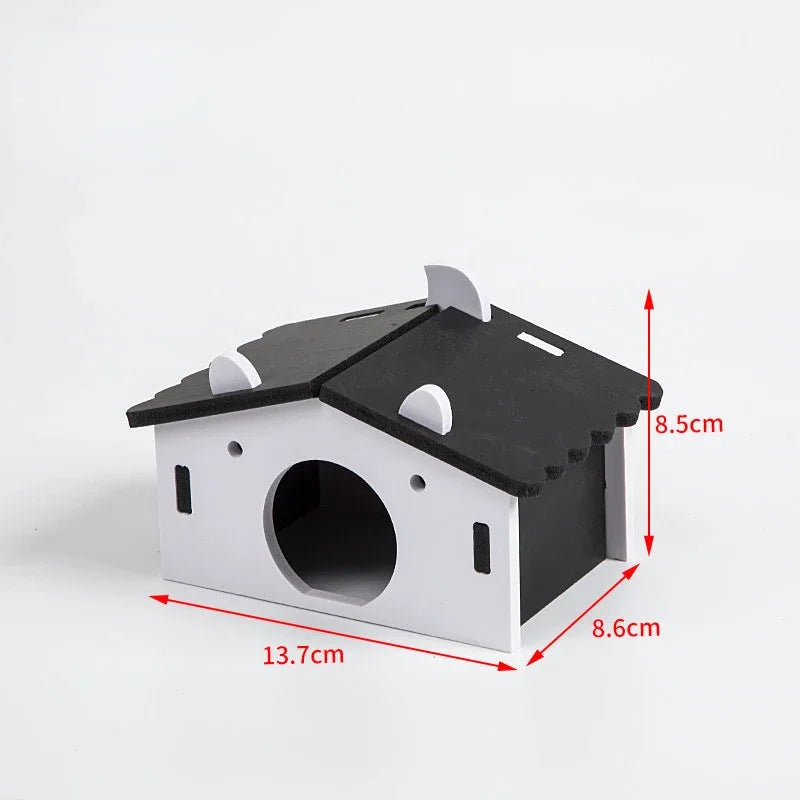 Cage House Toy Plastic Hamster Cage Hideout Small Animal House Accessories