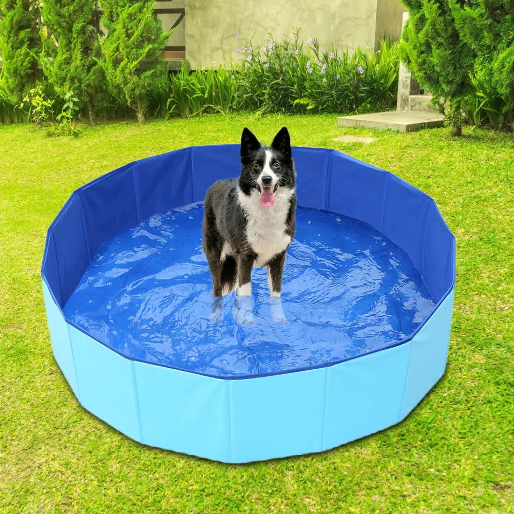 Home Pet Collapsible Dog Pool Outdoor Comfortable Dog for Large Medium Small Pets