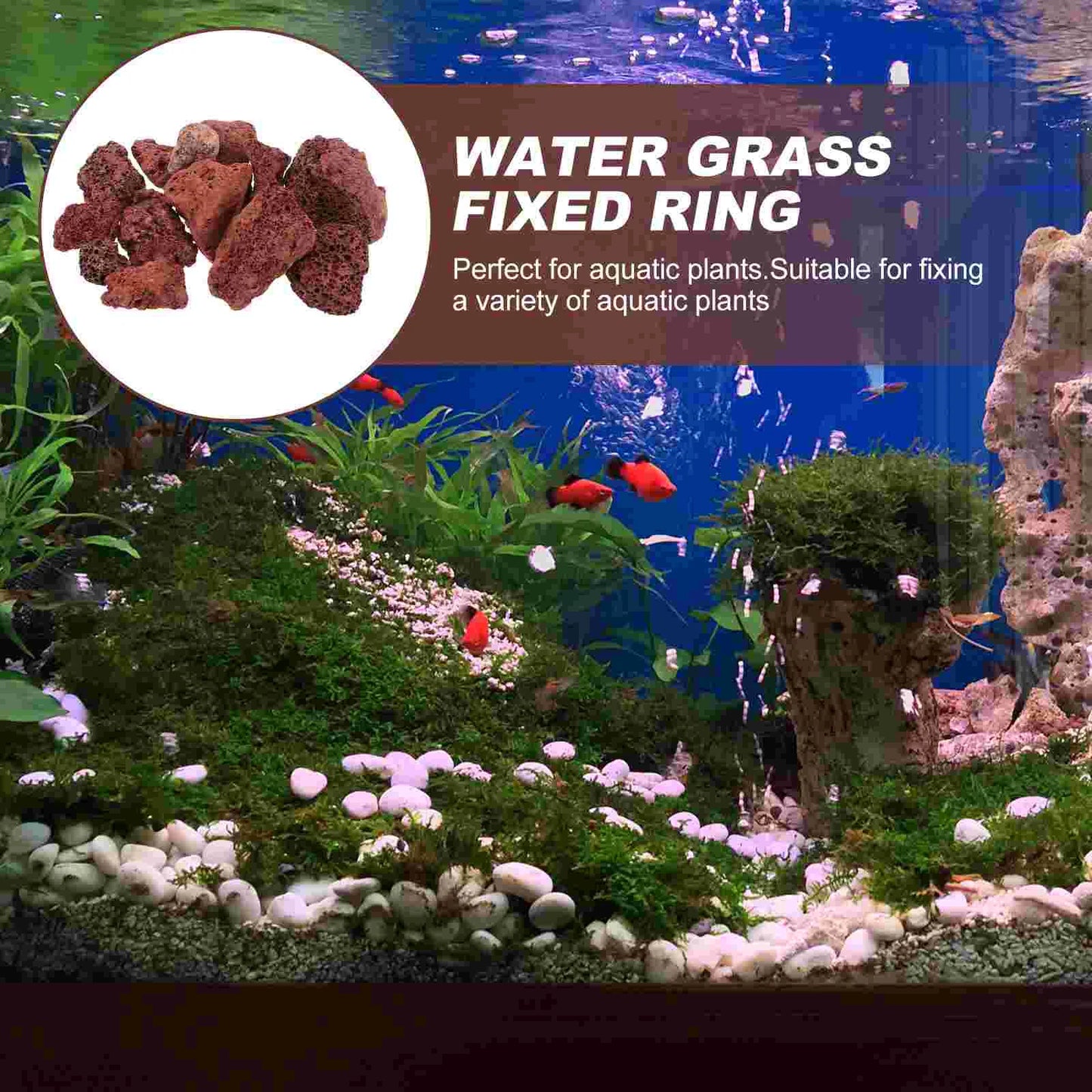 Aquarium Sand Porous Block Rock Filter Ceramic Accessories Stones Rocks Landscaping Stone