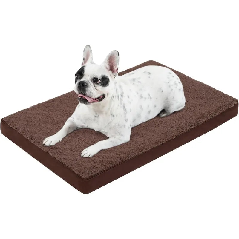 Dog Bed with Removable Washable Cover, XL Orthopedic 42 inch Dog Crate Large Breed, Waterproof Pet Bed