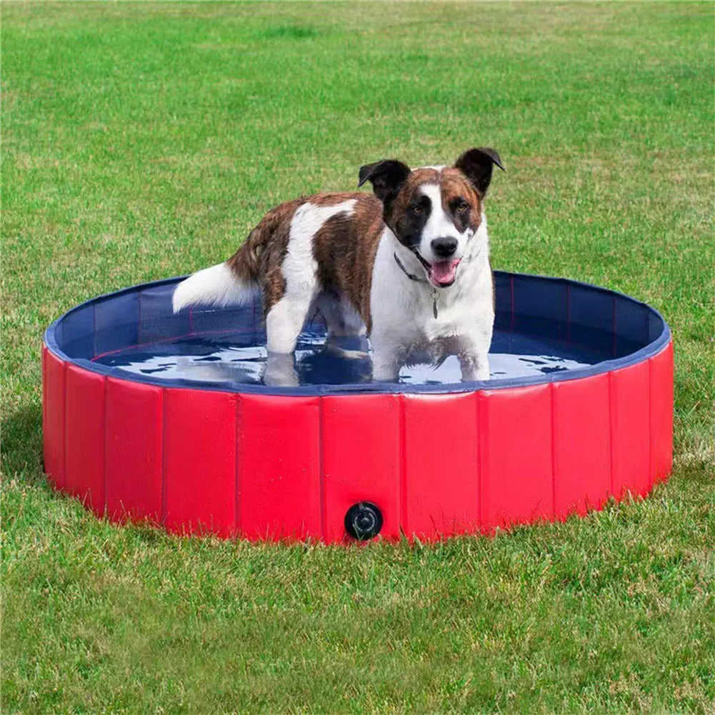 Home Pet Collapsible Dog Pool Outdoor Comfortable Dog for Large Medium Small Pets