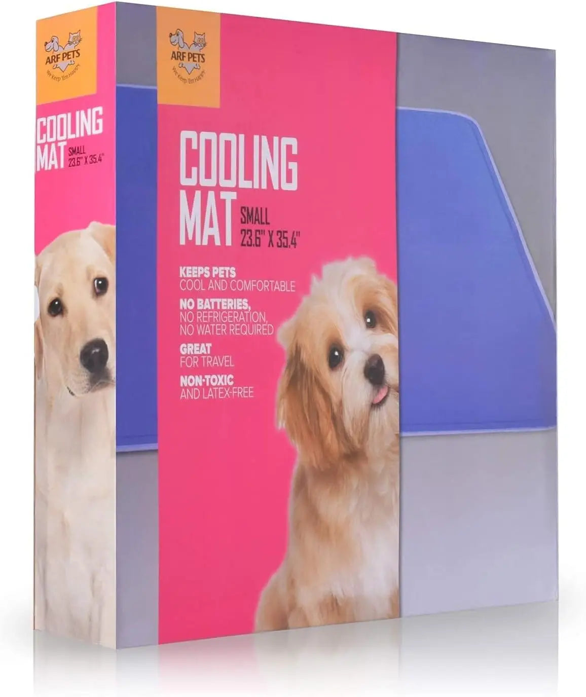 Dog Cooling Mat 27” x 43” for Kennels, Crates and Beds, Non-Toxic, Durable Solid Self Cooling Gel Material