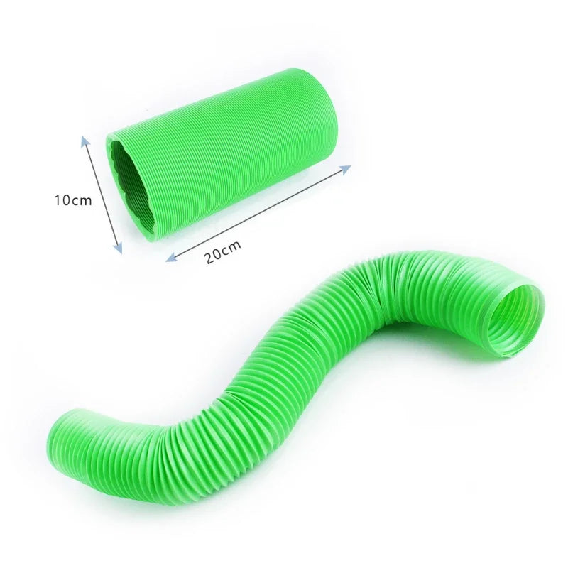 Trendy Funny Small Pet Tunnel Cage Toy, Playing Hide Tube Indoor Training DIY Hideaway Pipeline