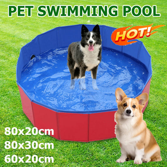 Home Pet Collapsible Dog Pool Outdoor Comfortable Dog for Large Medium Small Pets