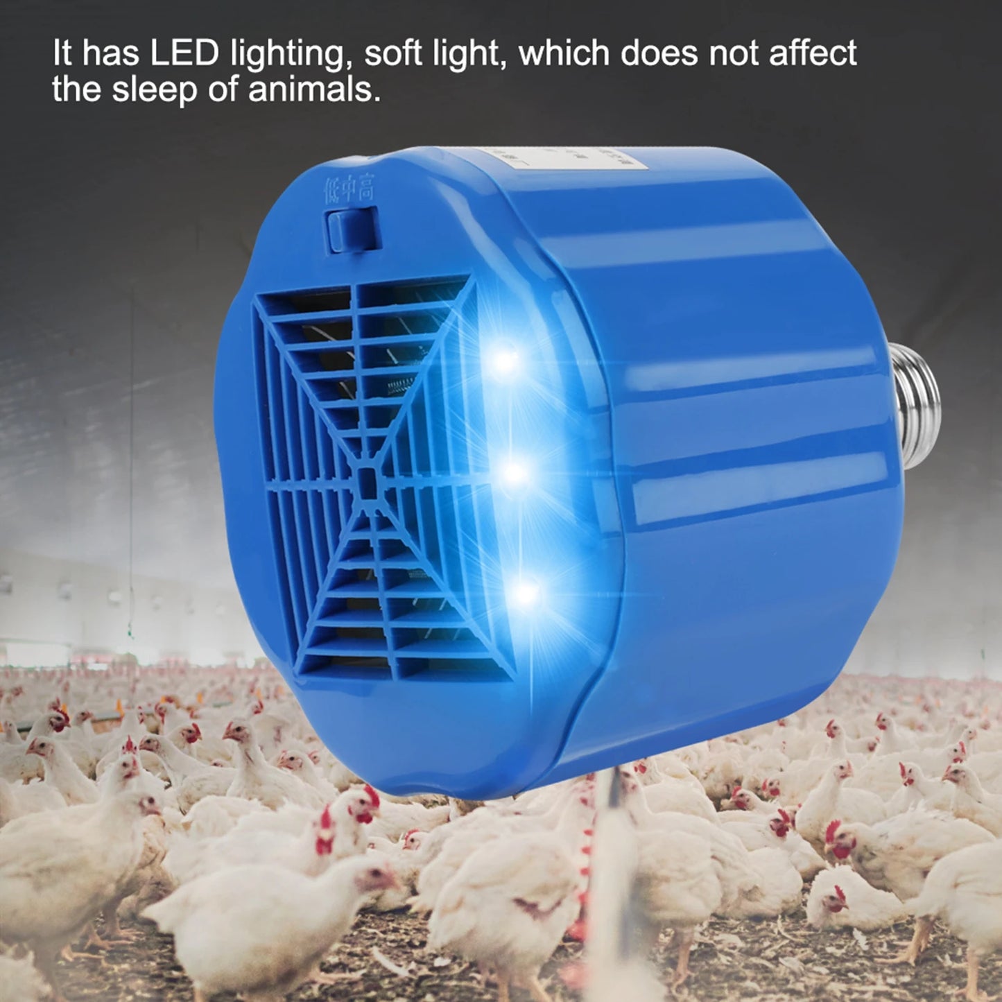 Heating Lamp 100‑300W Cultivation Heating Lamp for Pet Chicken Livestock Cultivation Heating Lamp