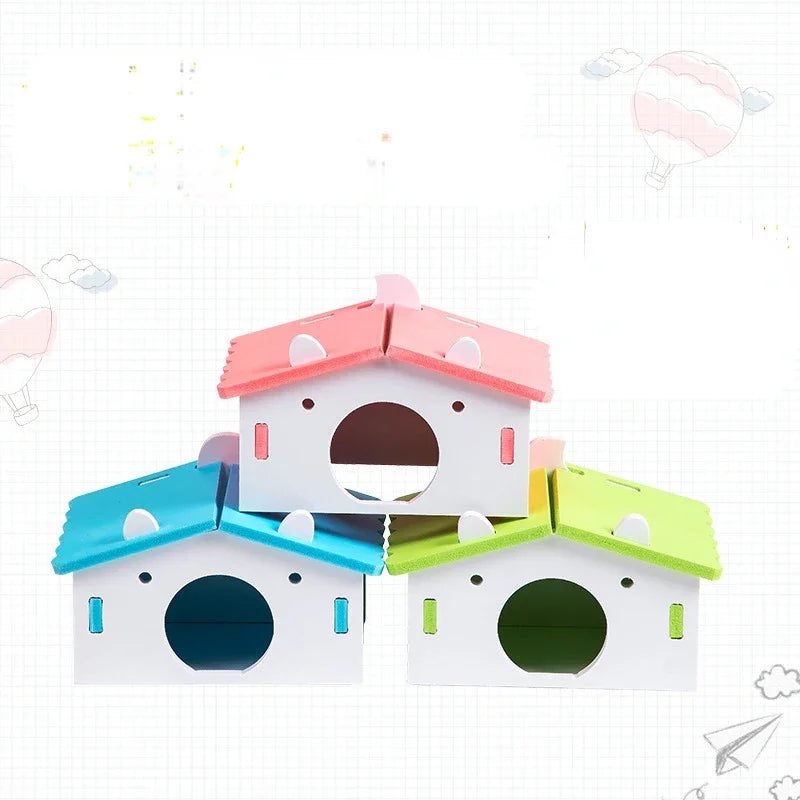 Cage House Toy Plastic Hamster Cage Hideout Small Animal House Accessories