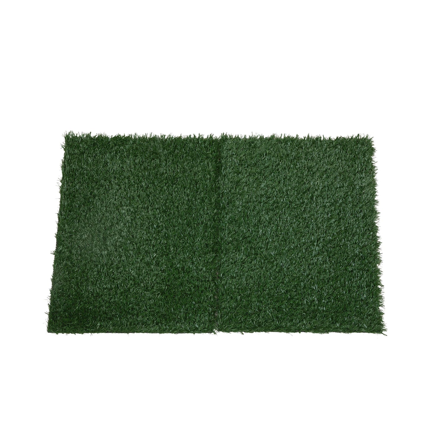 2PCS Realistic Artificial Grass Rug for Pet Potty Training, Synthetic Dog Pee Grass Turf Patch