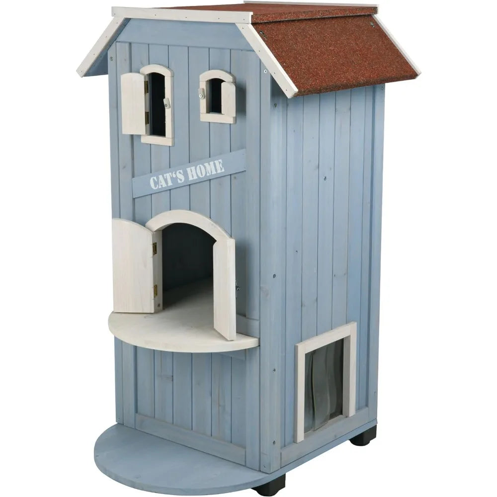 Cats Pet Products 3-Story Cat's House 22 X 23 X 37 In. Kennel