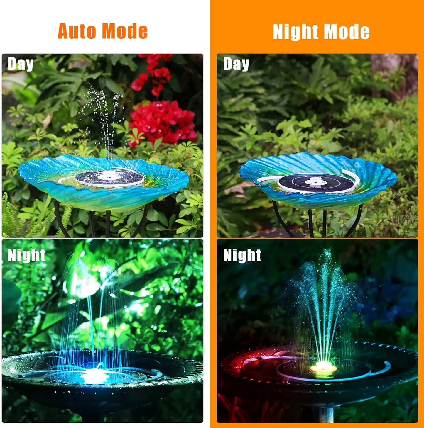 3.5W LED Solar Fountain with Water Pump, Suitable for Bird Baths, and Fish Tanks Water Spray