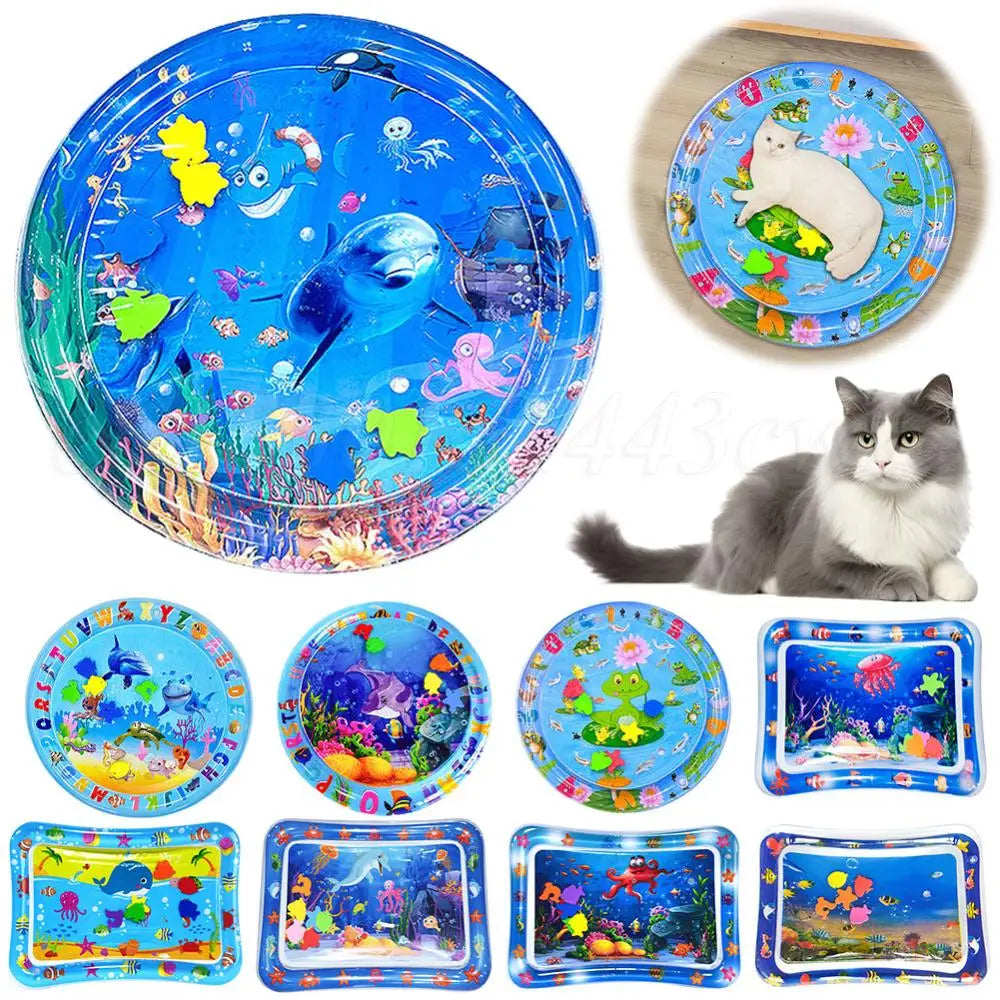 Water Sensory Play Mat Thickened Inflatable Water Mat For Cat And Dog