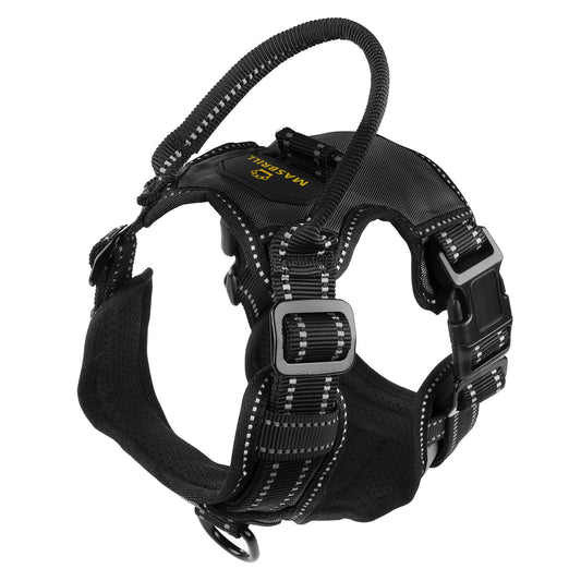 No Pull Breathable Reflective Pet Harness Vest For Small Large Dog Outdoor Running Dog Training