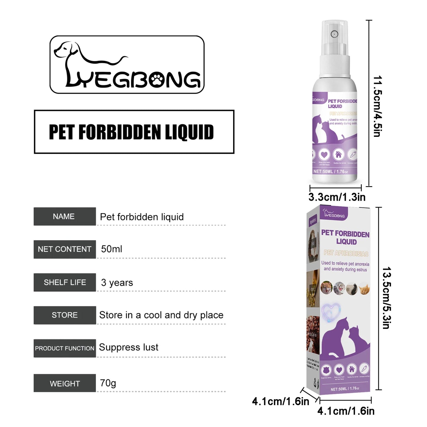 Calming Diffuser Dog Calming Spray Safe Healthy Anti-anxiety Liquid Sprays, Remedies Calm Down