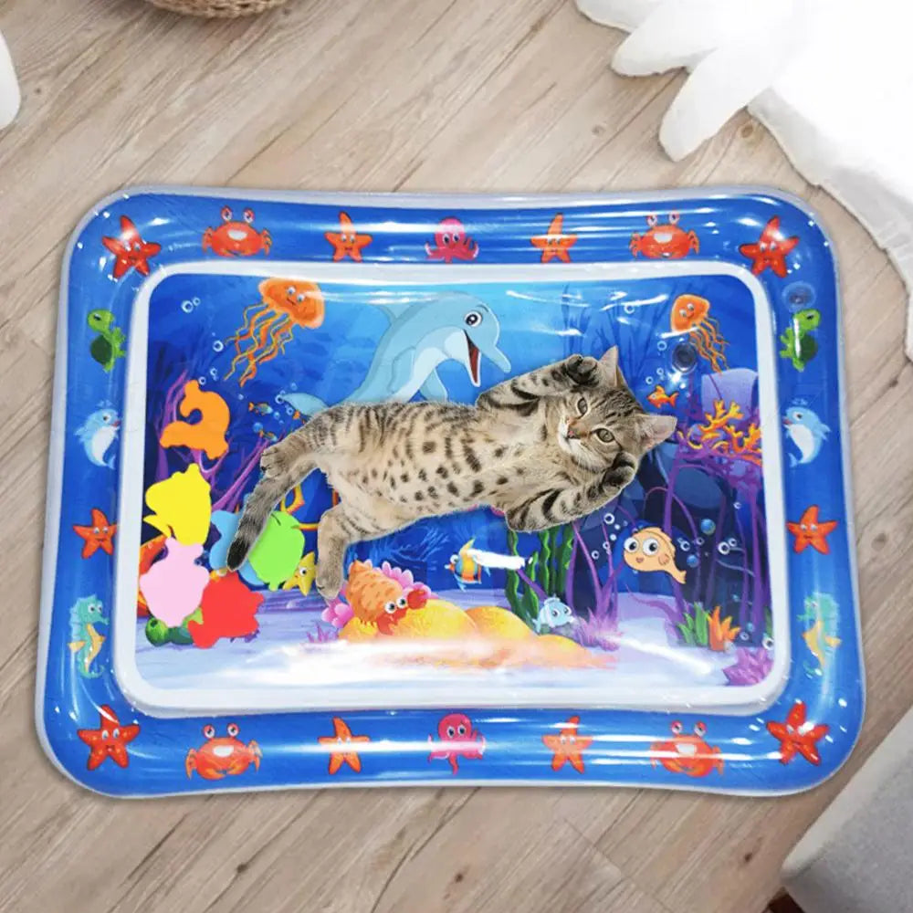 Water Sensory Play Mat Thickened Inflatable Water Mat For Cat And Dog