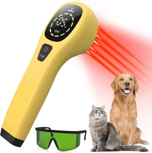 Handheld Red Light Therapy Device for Pets Cold Laser for Musculoskeletal disorders & Skin Wound Care