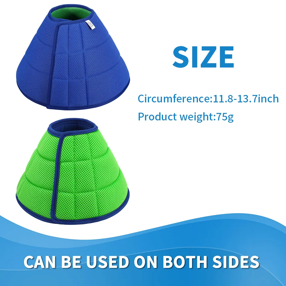 Soft Adjustable Cone Collar for Dogs Cute Recovery Collar to Wear After Surgery