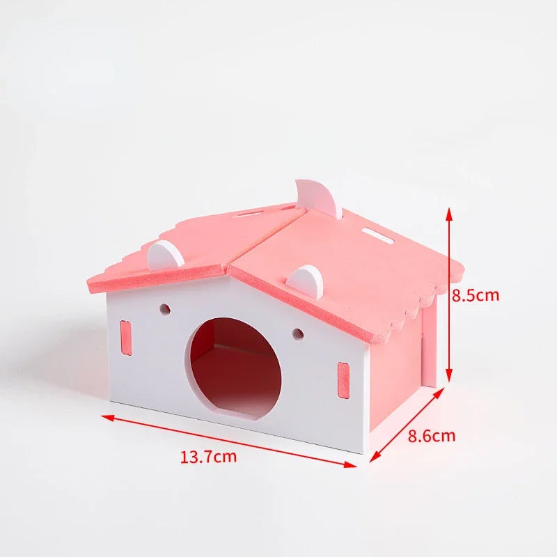 Cage House Toy Plastic Hamster Cage Hideout Small Animal House Accessories