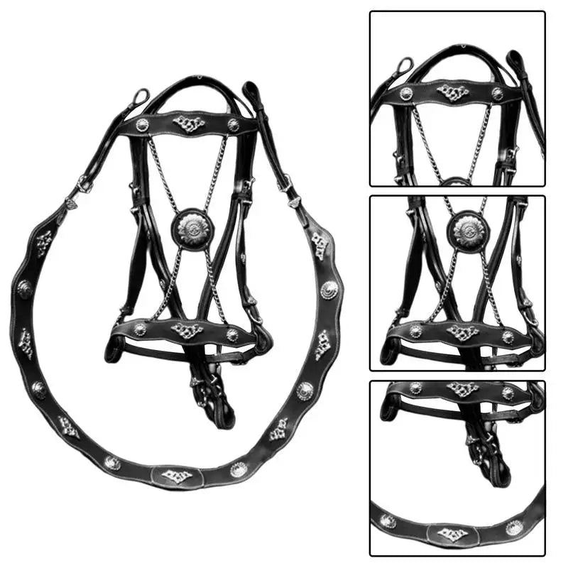 Lead Rope Strap Adjustable Equestrian Rein Racing Halters Swivel Buckle With Metal Buckle Leading Rope