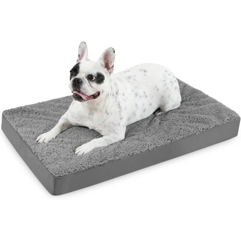 Dog Bed with Removable Washable Cover, XL Orthopedic 42 inch Dog Crate Large Breed, Waterproof Pet Bed